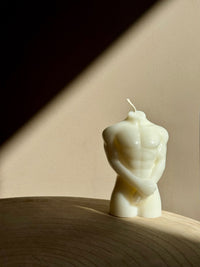 Apollo - mannenlichaam kaars