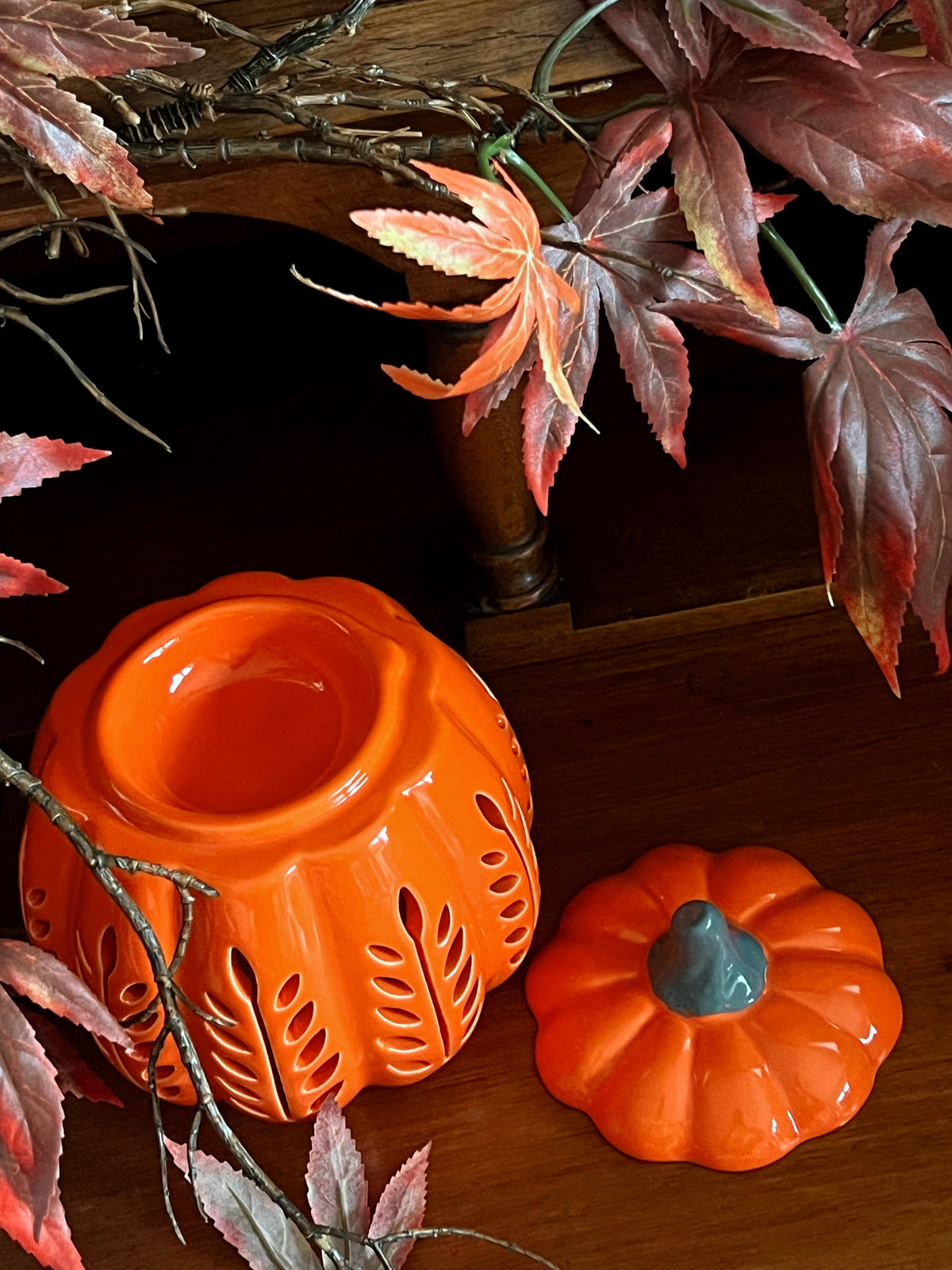 Carved Pumpkin Waxbrander 🎃