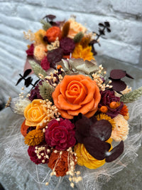 Bloemenboeket van sojawas - herfstkleuren, small