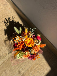 Bloemenboeket van sojawas -