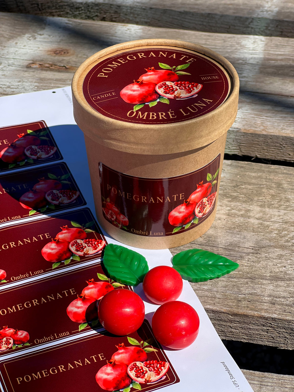 Pomgranate -waxmelts