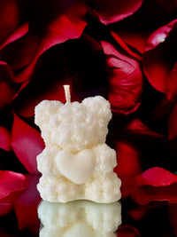 Eternal rose heart bear