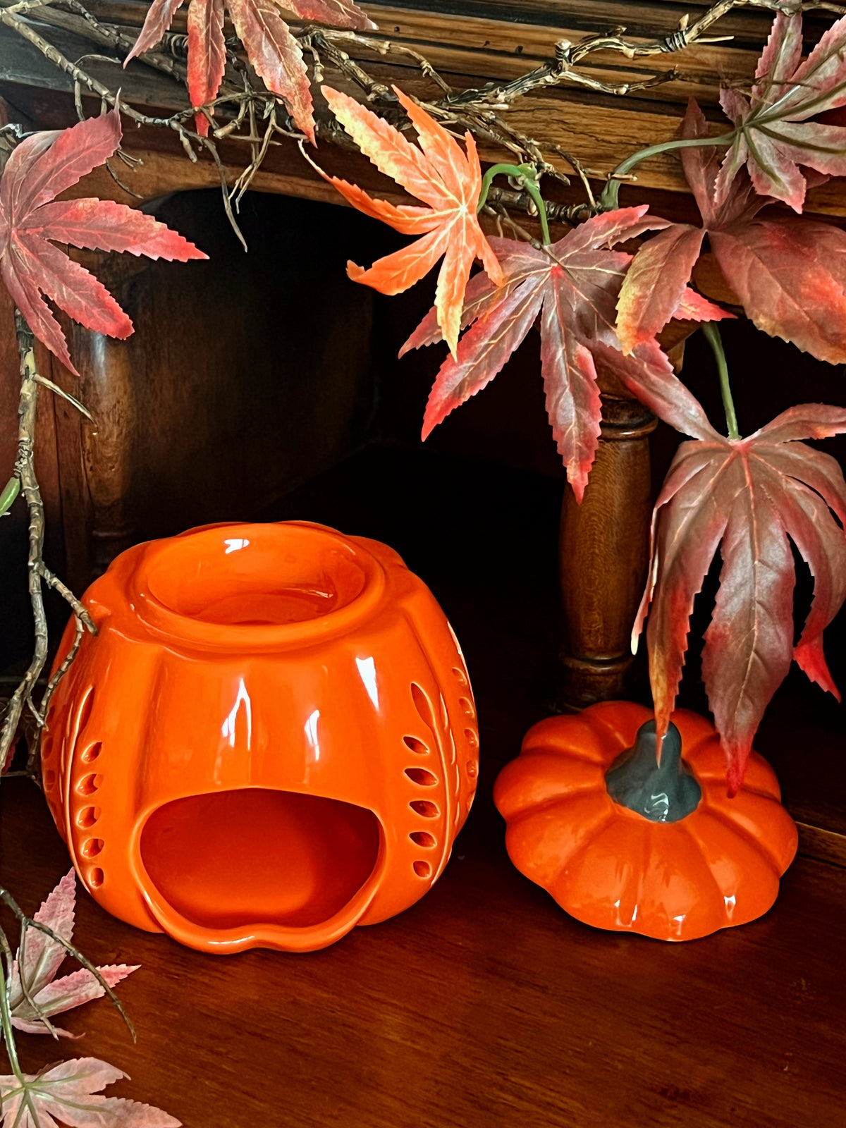 Carved Pumpkin Waxbrander 🎃