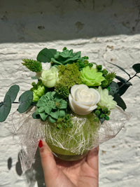 Bloemenboeket van sojawas - petit jardin vert 🌿