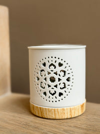 White Mandala - wax burner