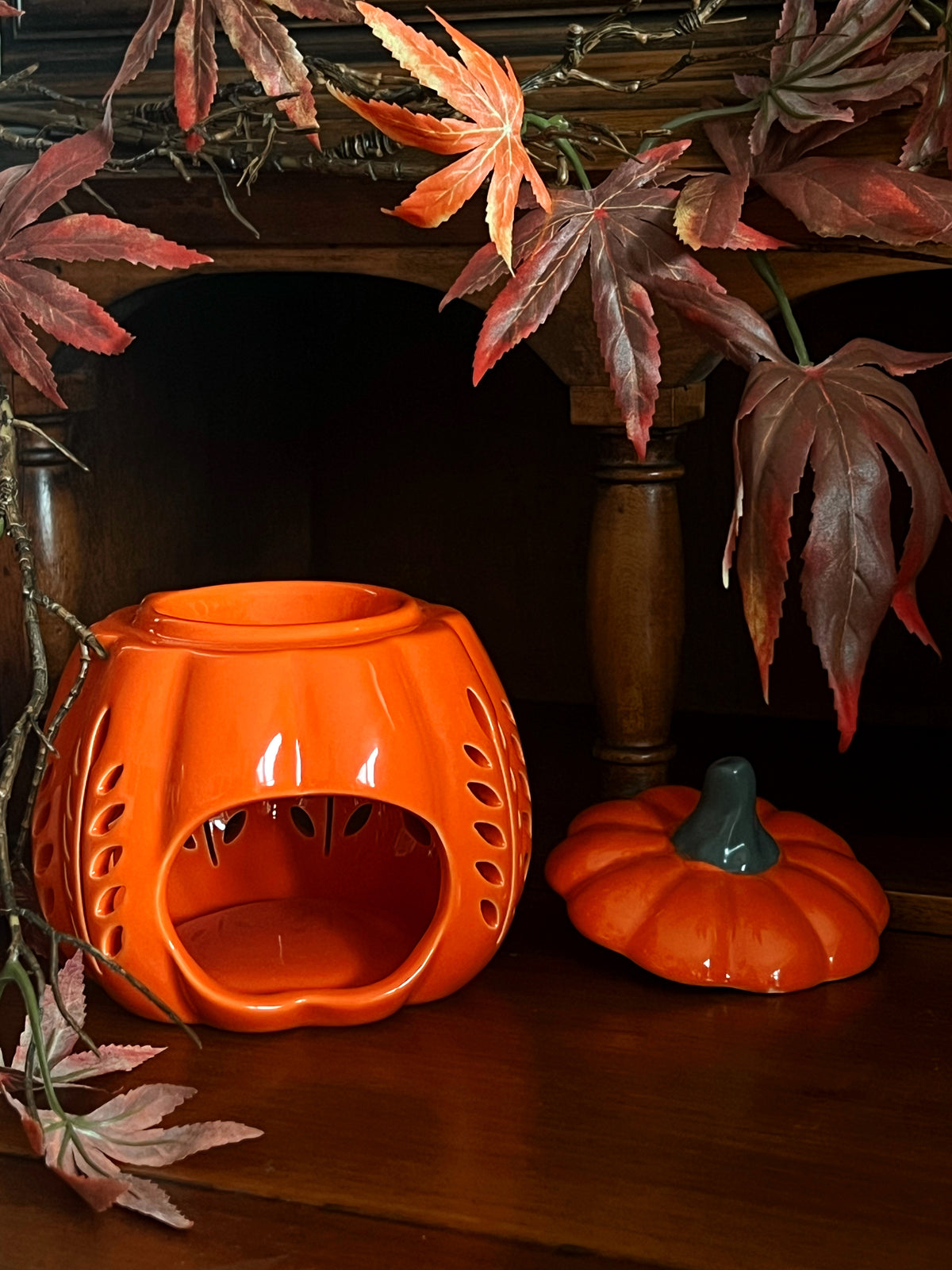 Carved Pumpkin Waxbrander 🎃