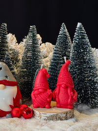 Jolly Fir (kerstkabouter met kerstboom) - kaars