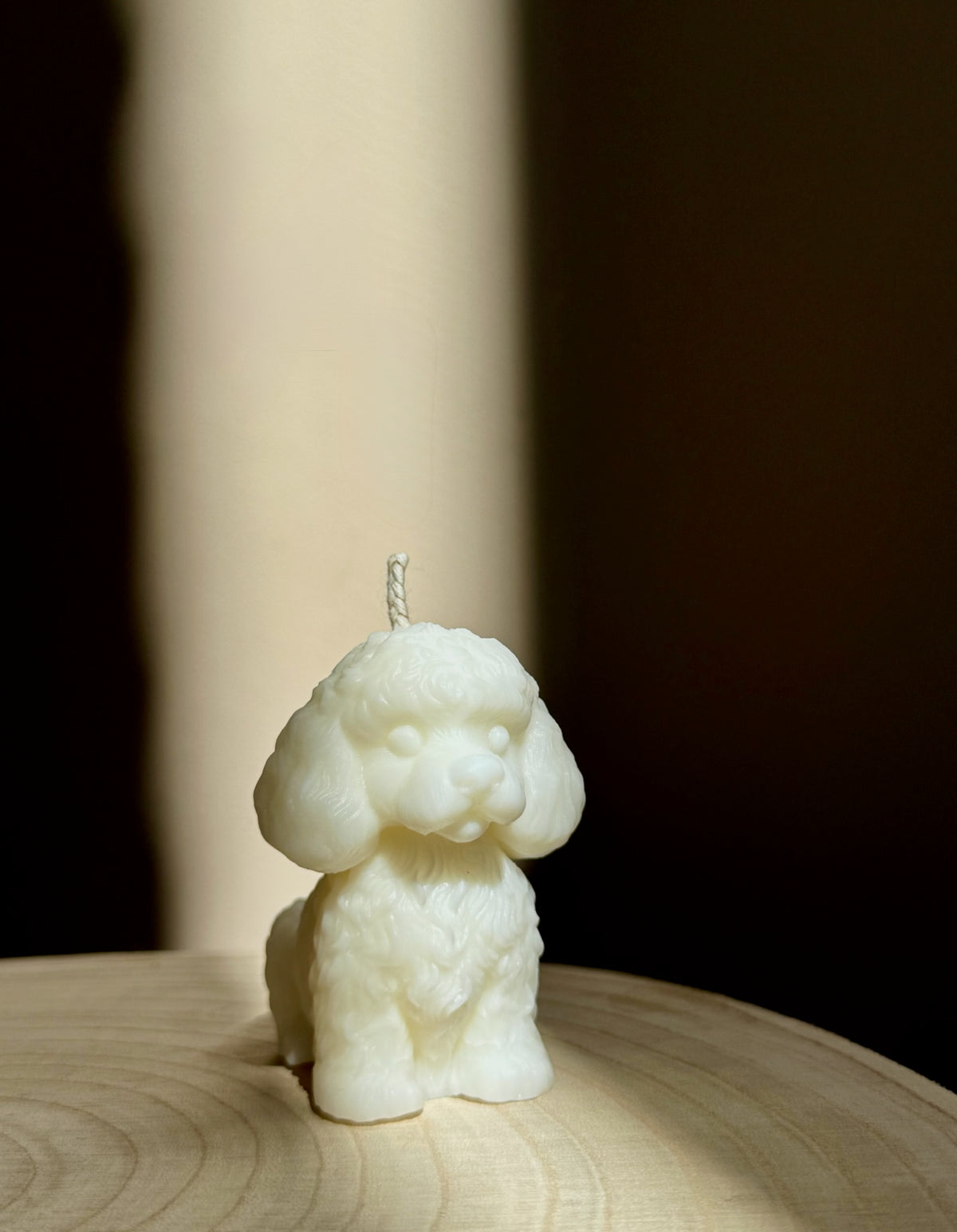 Circé - staande poedel kaars