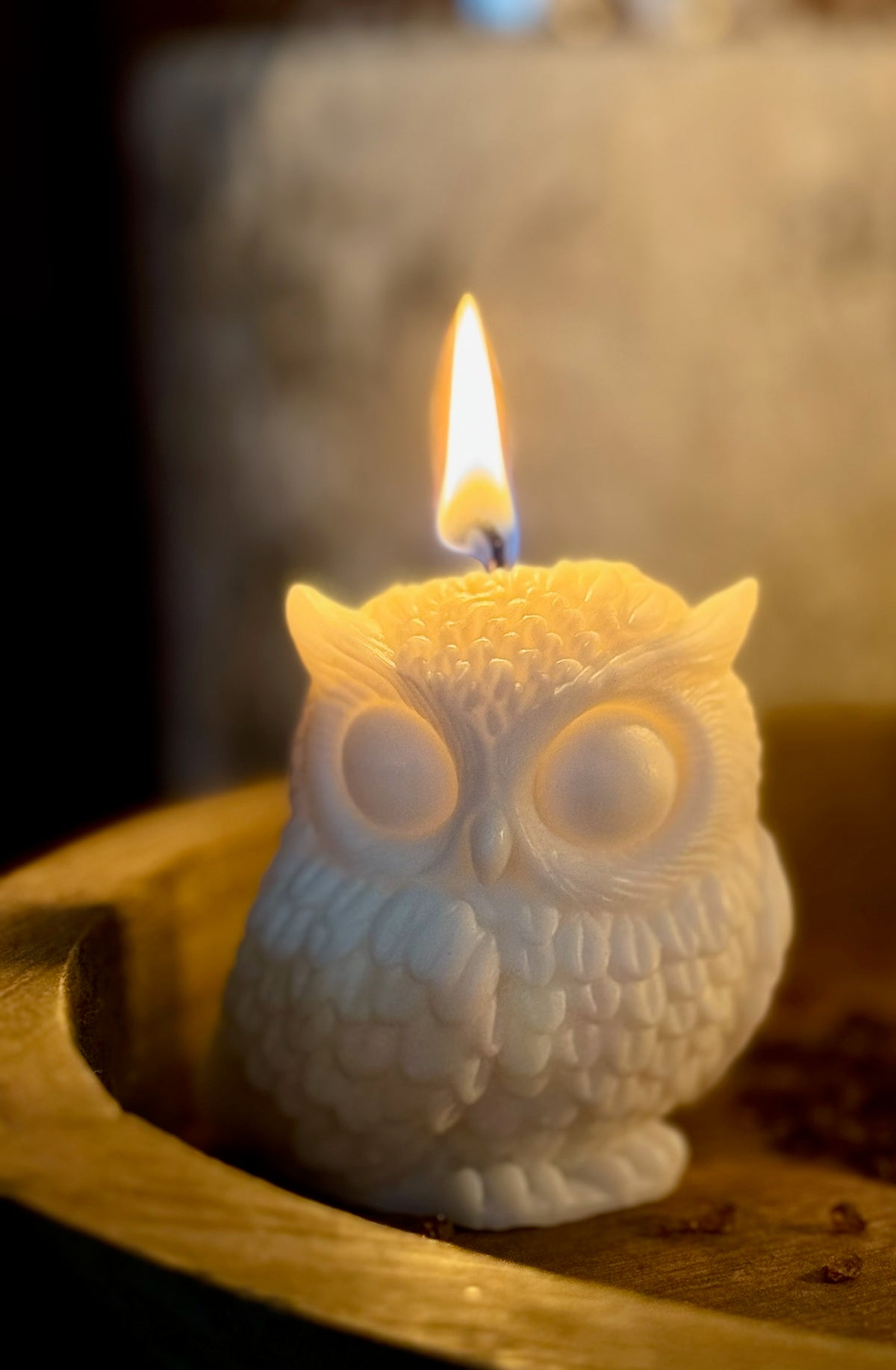 Grote uil kaars
