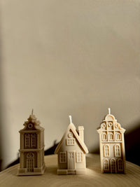 Hollandse huisjes (set 3 kaarsen)
