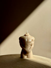 Apollo - mannenlichaam kaars