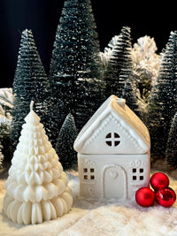 Origami Christmas tree - kerstboom kaars