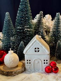 Snowflake Globe – Kerstbal kaars