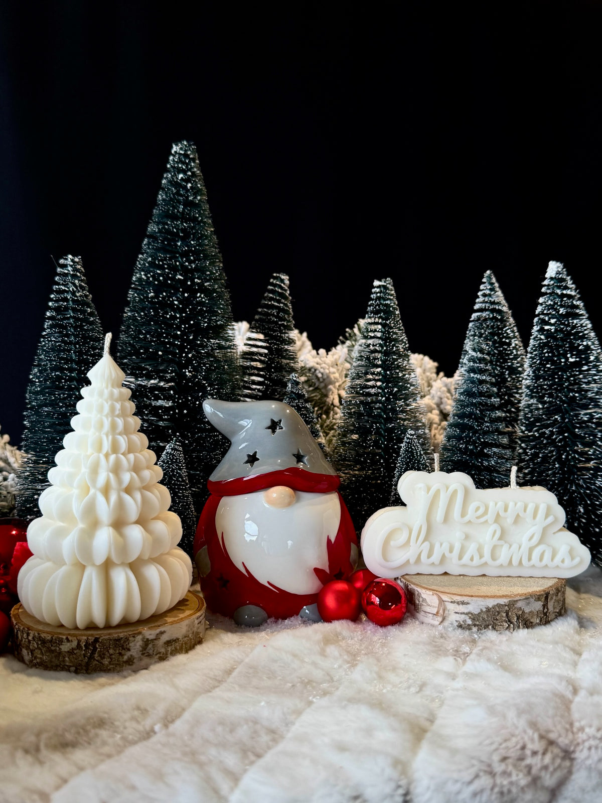 Origami Christmas tree - kerstboom kaars