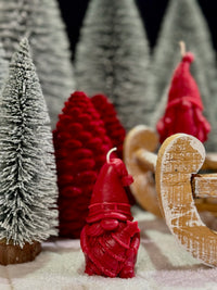 Jolly Fir (kerstkabouter met kerstboom) - kaars