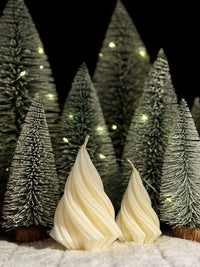 Swirl Christmas tree - kerstboom kaars