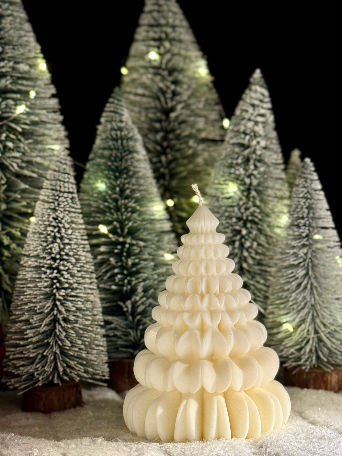 Origami Christmas tree - kerstboom kaars