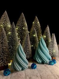 Swirl Christmas tree - kerstboom kaars