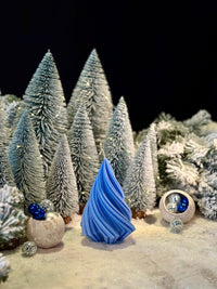 Swirl Christmas tree - kerstboom kaars