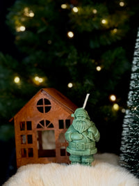 Santa Claus - kerstman kaars
