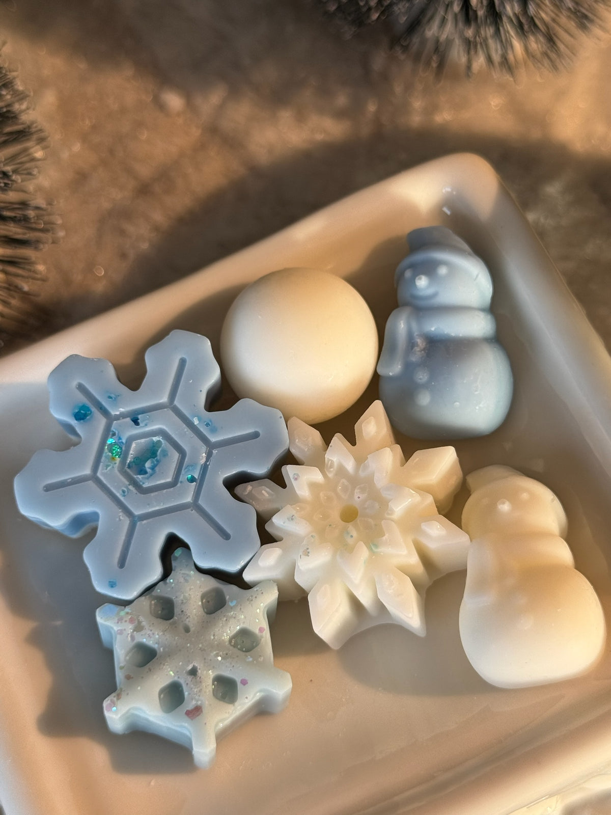Frosted Snowflakes - kerst waxmelts