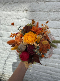 Bloemenboeket van sojawas -
